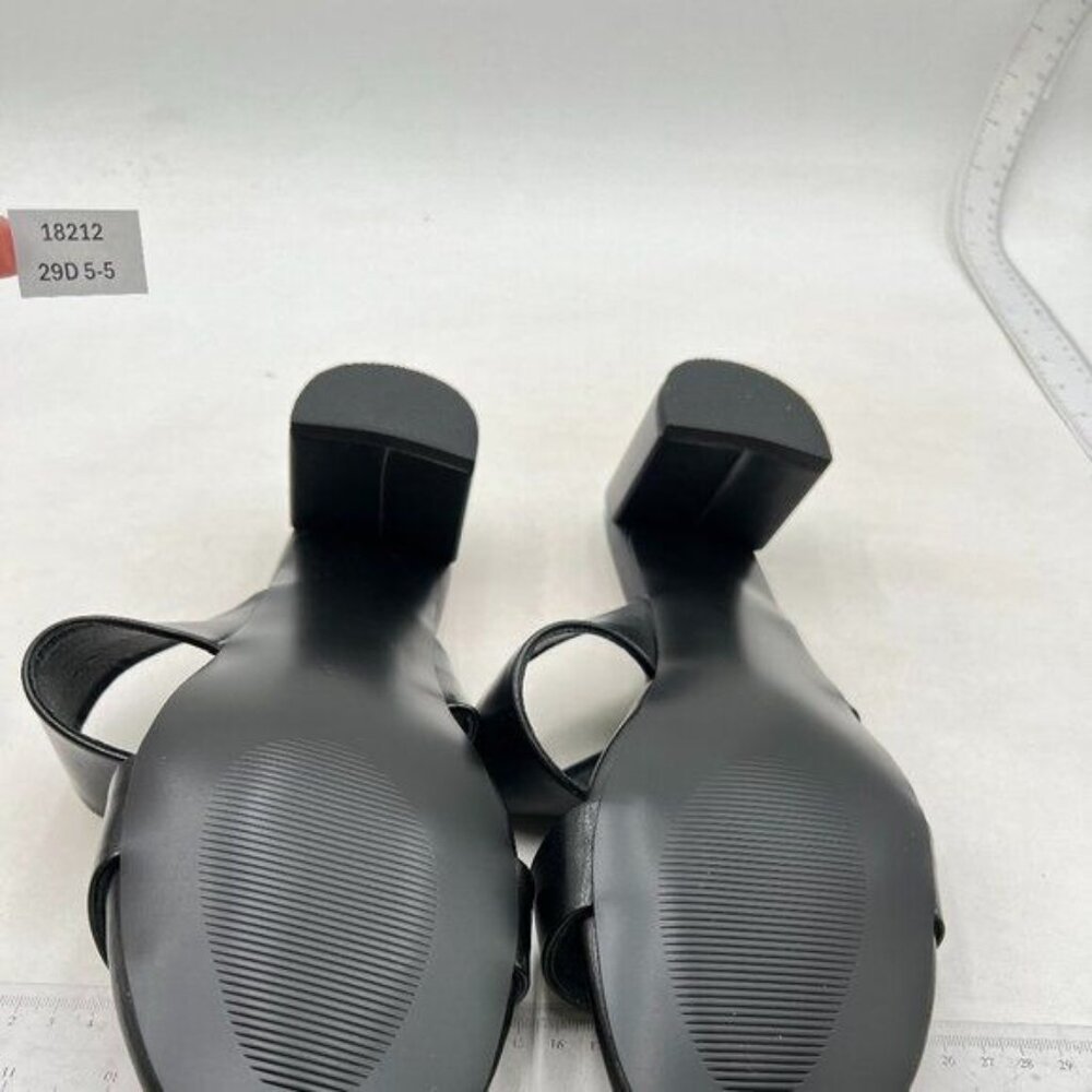 Women's Two Strap Open Toe Low Block Chunky Heels… - image 6